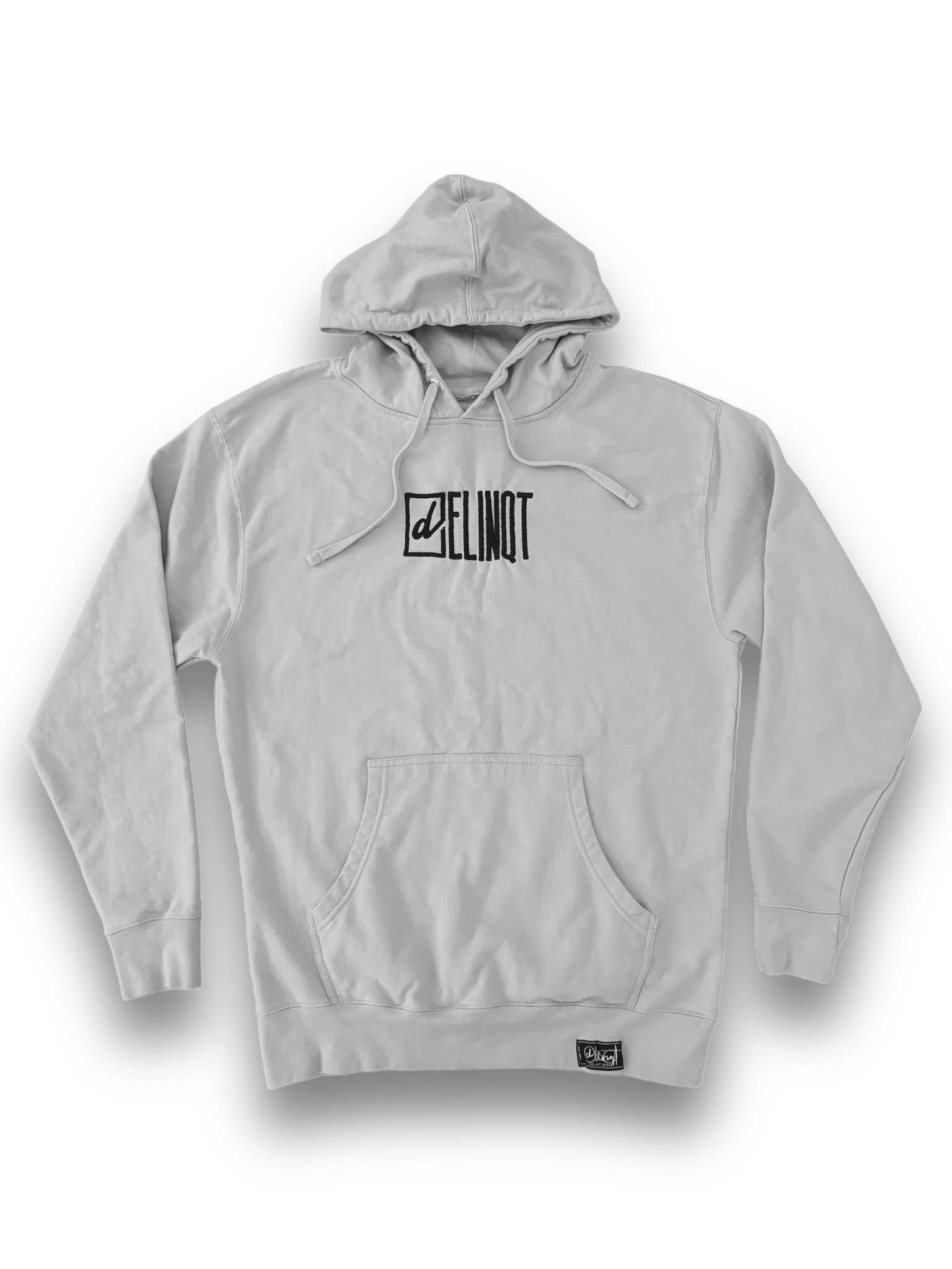 Delinqt Embroidered Hoodie (Cement)