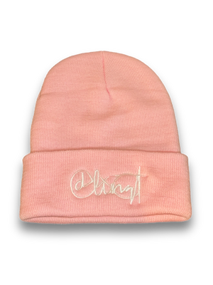Delinqt Script Beanie (Pink)